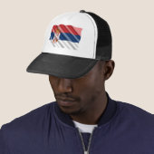 Casquette Drapeau serbe (En situation)