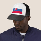 Casquette Drapeau Slovaquie (En situation)