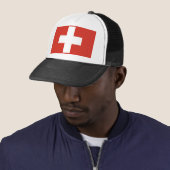 Casquette Drapeau suisse (En situation)