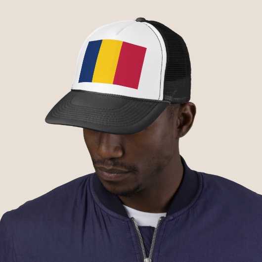 Casquette Drapeau Tchad (En situation)