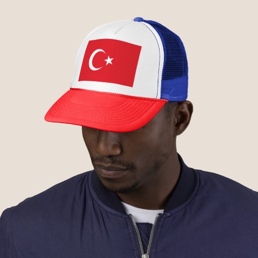 Casquette Drapeau turc (En situation)