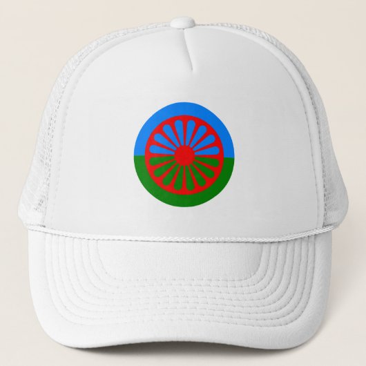 Casquette Drapeau tzigane officiel Romany Trucker Hat (Devant)