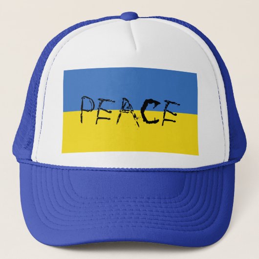 Casquette drapeau ukrainien (Devant)