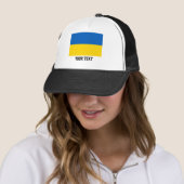 Casquette Drapeau ukrainien (En situation)