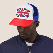 Casquette Drapeau Union Jack Fierté Britannique (En situation)
