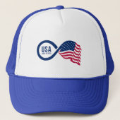 Casquette Drapeau USA Infini (Devant)