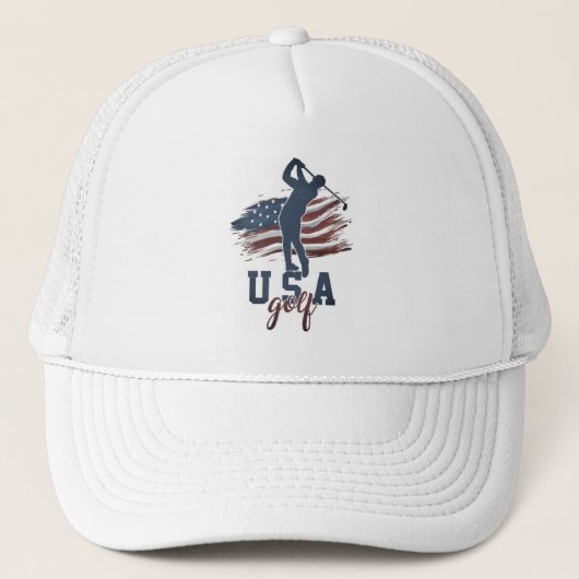 Casquette Drapeau USA volant swing de golf (Devant)