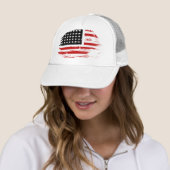 Casquette Drapeau vintage (En situation)