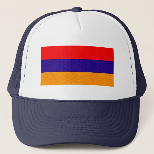 Casquette Drapeau vintage d'Arménien de motif (Devant)