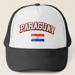 Casquette Drapeau Vintage du Paraguay