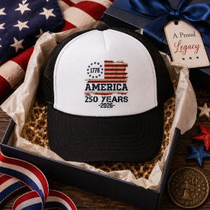 Casquette Drapeau vintage pour le 250e anniversaire de l'Amé