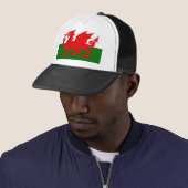 Casquette Drapeau Welsh Dragon (En situation)