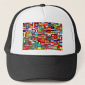 CASQUETTE DRAPEAUX DU MONDE (Devant)