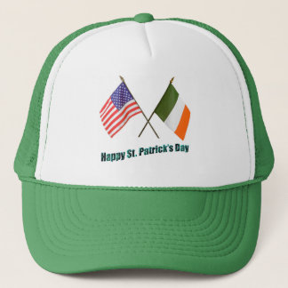 Casquette Drapeaux irlandais et américains