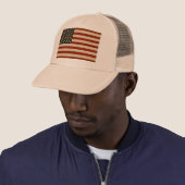 Casquette Drapeaux vintages américains (En situation)