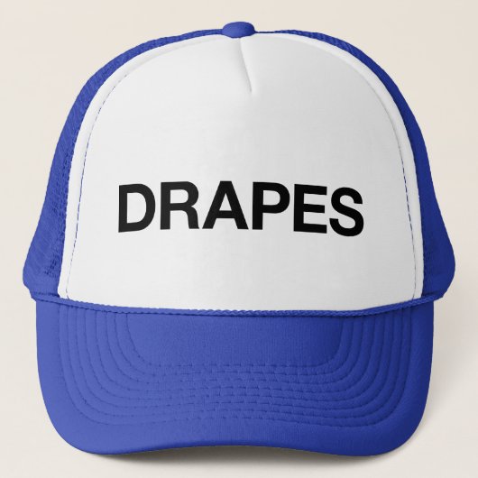 Casquette DRAPES amusant slogan camionneur chapeau (Devant)