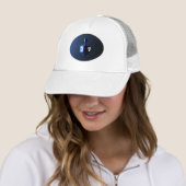 Casquette Dreidel bleu brillant (En situation)