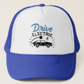 Casquette Drive Electric Blue Black Automobile (Devant)