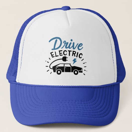 Casquette Drive Electric Blue Black Automobile (Devant)