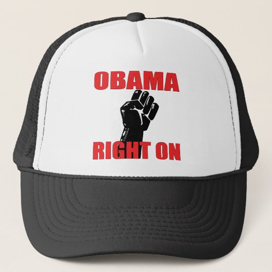 CASQUETTE DROIT D'OBAMA DESSUS (Devant)