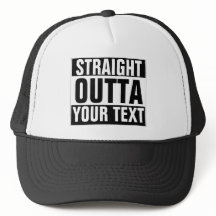 Casquette DROIT fait sur commande d'OUTTA -