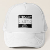 Casquette Droite Outta Rez Blanc (Devant)
