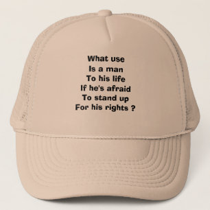 Casquette droits