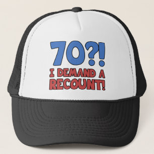 Casquette Drôle 70e anniversaire Gag cadeau