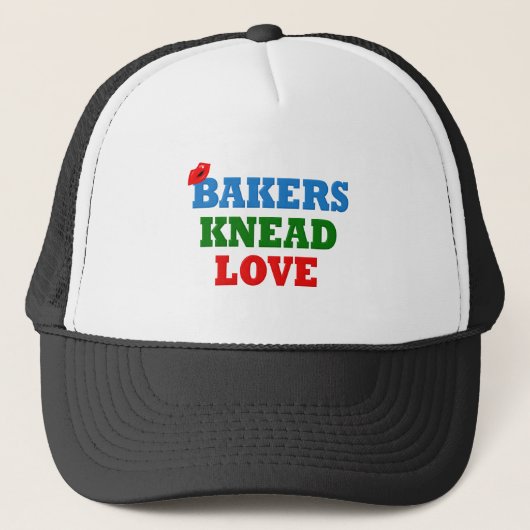 Casquette Drôle Bakers Besoin (Knead) Amour (Devant)