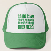 Casquette Drôle Camo Clad Tripod Toy Bird Nerd (Devant)