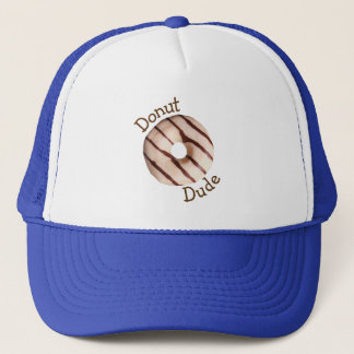 Casquette Drôle chapeau de Trucker Retro Donut Dude