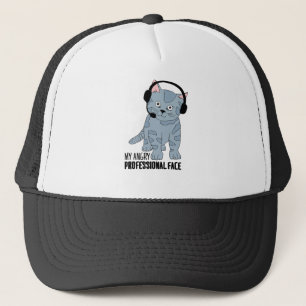 Casquette Drôle Chat souriant professionnel Epic Sarcastique