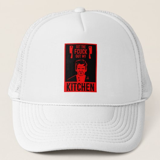 Casquette Drôle Chef en colère (Devant)