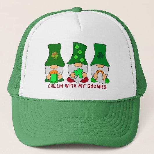 Casquette Drôle Chillin avec mon Jour de la Saint Patrick Gn (Devant)