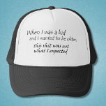 Casquette Drôle citations cadeaux chapeaux camionneur cadeau<br><div class="desc">Funny cite des cadeaux camionneur chapeaux cadeau de la vieillesse.</div>