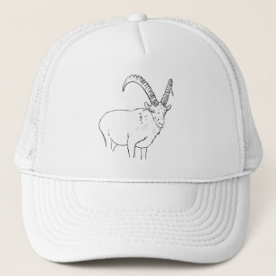 Casquette Drôle conception animale chèvre de montagne d'ar