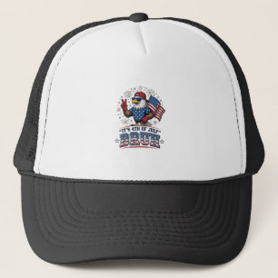 Casquette Drôle de 4 juillet Eagle Bruh maillot patriotique