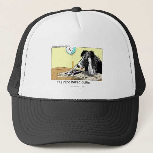 Casquette drôle de Border Collie (Devant)