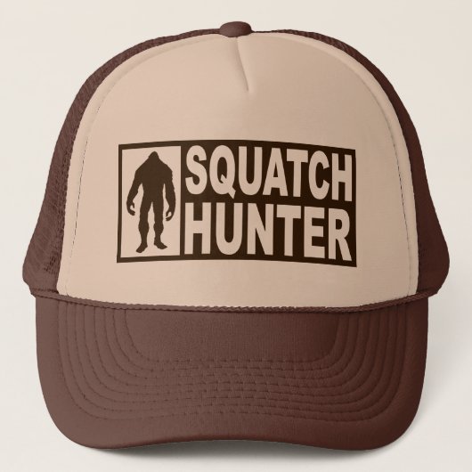 Casquette drôle de CHASSEUR de SQUATCH - (Devant)