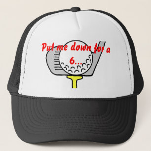 Casquette drôle de golf