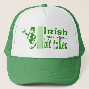 Casquette drôle de lutin de souhait d'Irlandais