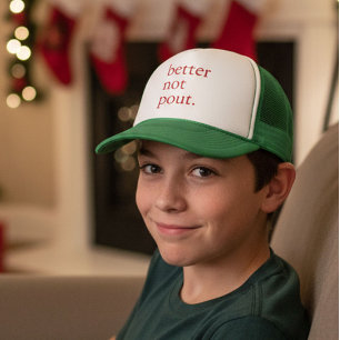 Casquette Drôle de Noël Mieux vaut ne pas faire la moue Simp