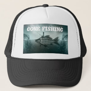 Casquette drôle de pêche allé de pêcheur