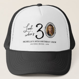 Casquette Drôle de regard, 30 ans ! Photo 30e anniversaire