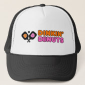 Casquette Drôle Dinny Dinkin Donuts Dinking Pickleball Paddl (Devant)