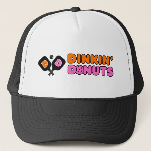 Casquette Drôle Dinny Dinkin Donuts Dinking Pickleball Paddl (Devant)