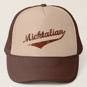 Casquette drôle irlando-italienne Micktalian vinta
