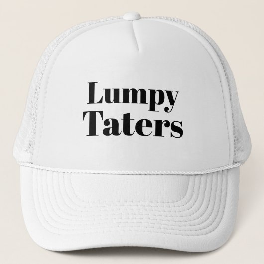 Casquette Drôle LOL Nouveauté Baseball LUMPY TATERS (Devant)