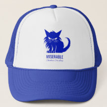 Drôle Misérable enfant chatte dame