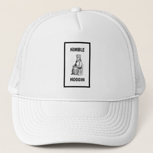 Casquette Drôle Novelty Baseball NIMBLE NOGGIN (Devant)